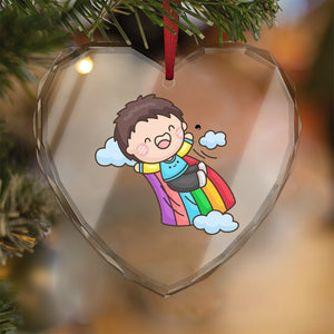 Crystal Glass Ornament The Rainbow