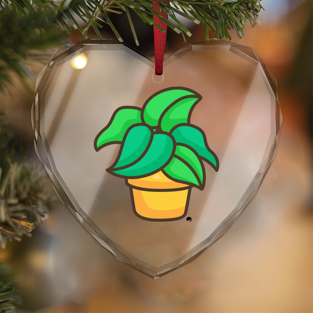 Crystal Glass Ornament The Flower