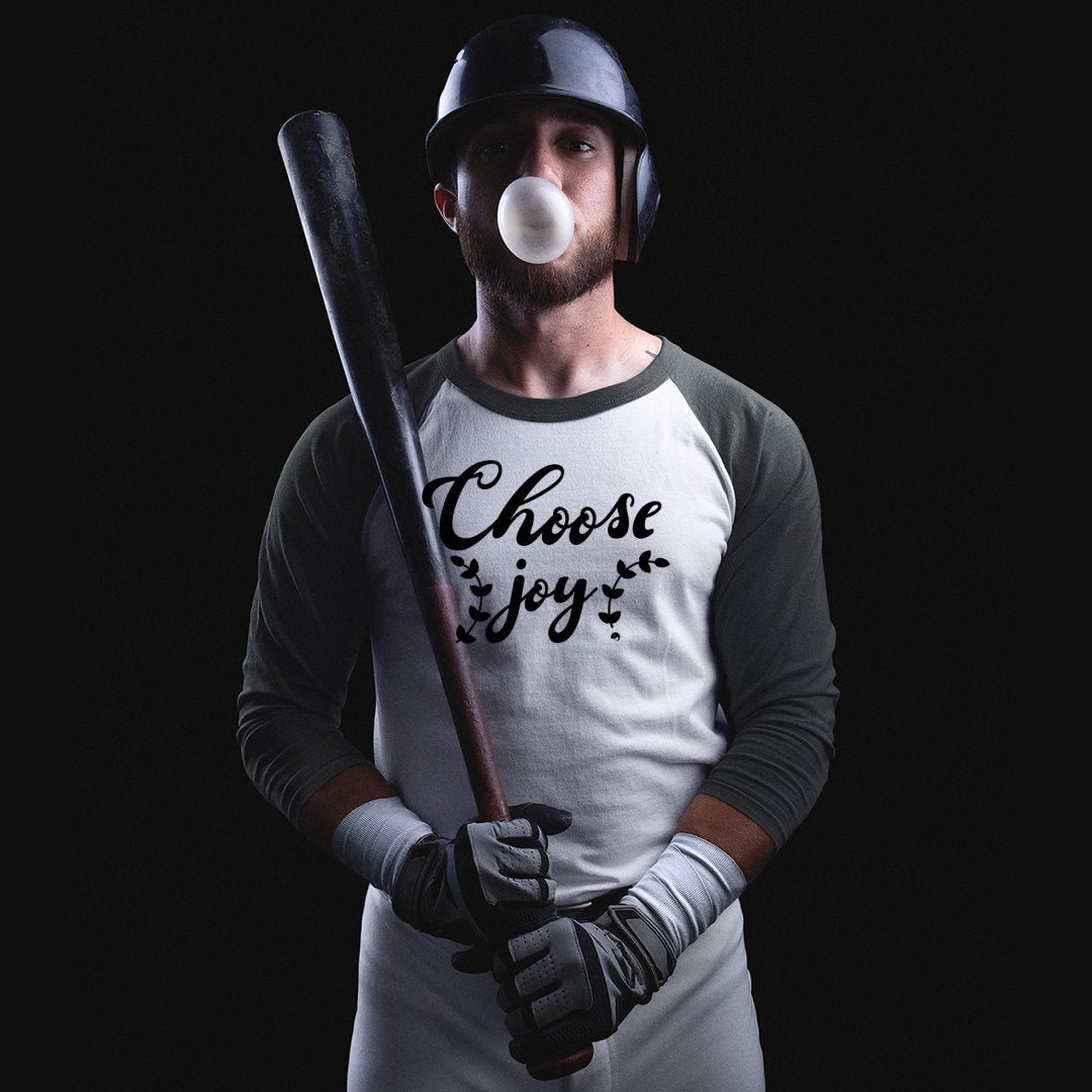 Unisex Sleeve Baseball Tee Choose Joy
