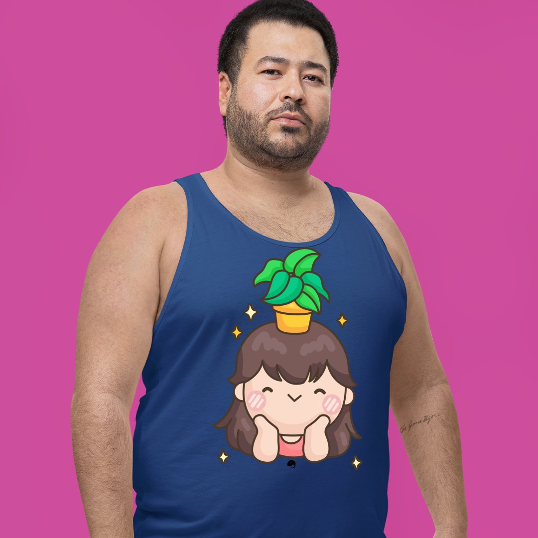 Unisex Jersey Tank Shining And Flower