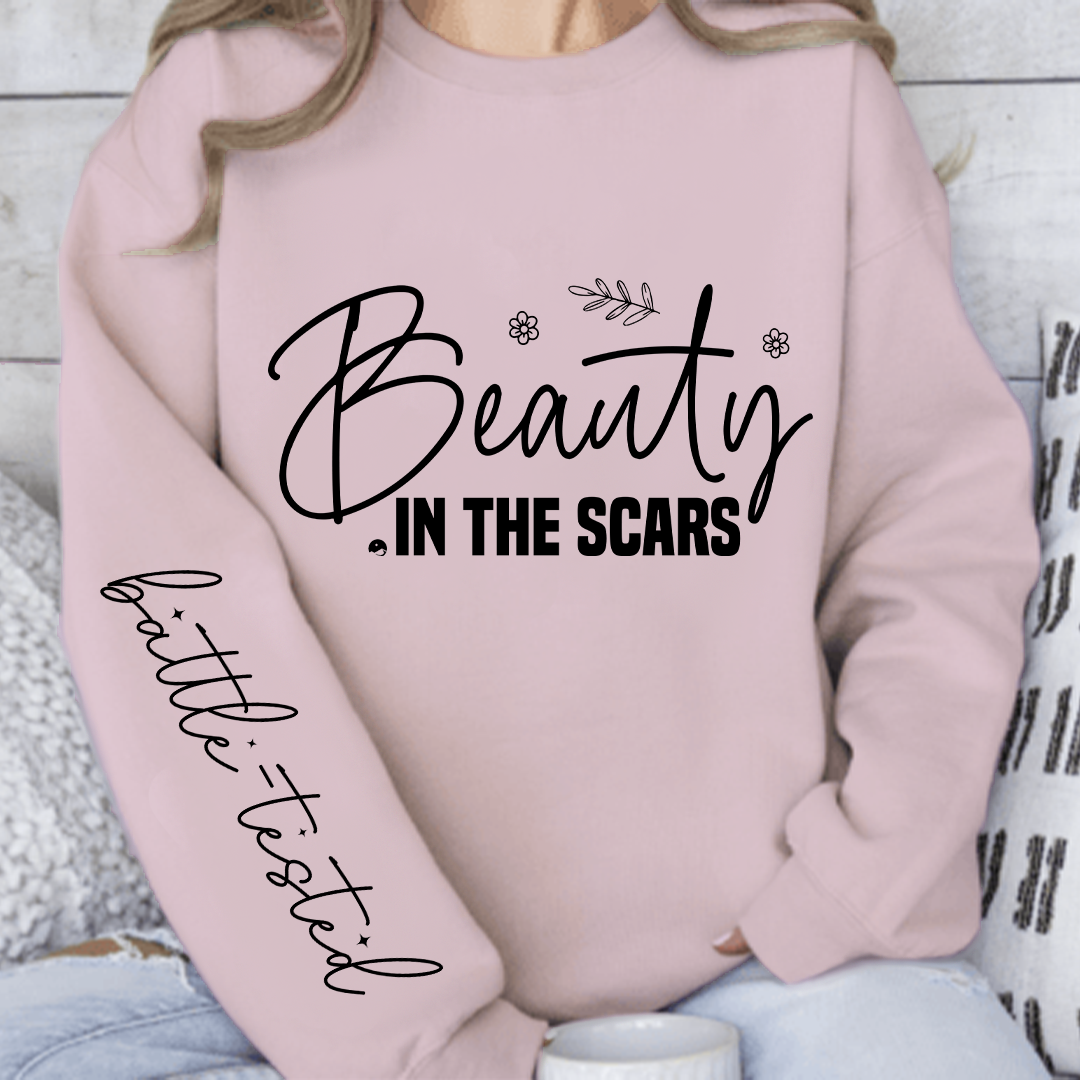 Sweatshirt Unisex Beauty in the scars