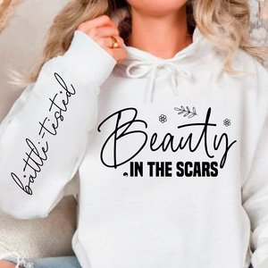 Hoodie Unisex Beauty in the scars