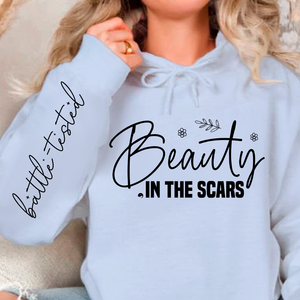 Hoodie Unisex Beauty in the scars