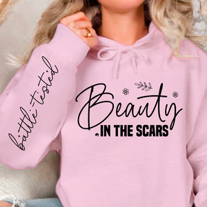 Hoodie Unisex Beauty in the scars