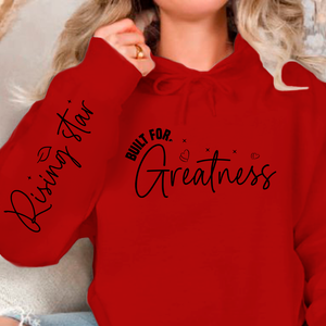 Hoodie Unisex Built for greatness