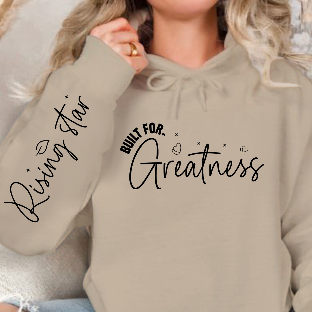 Hoodie Unisex Built for greatness