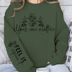 Sweatshirt Unisex Feel It Express It
