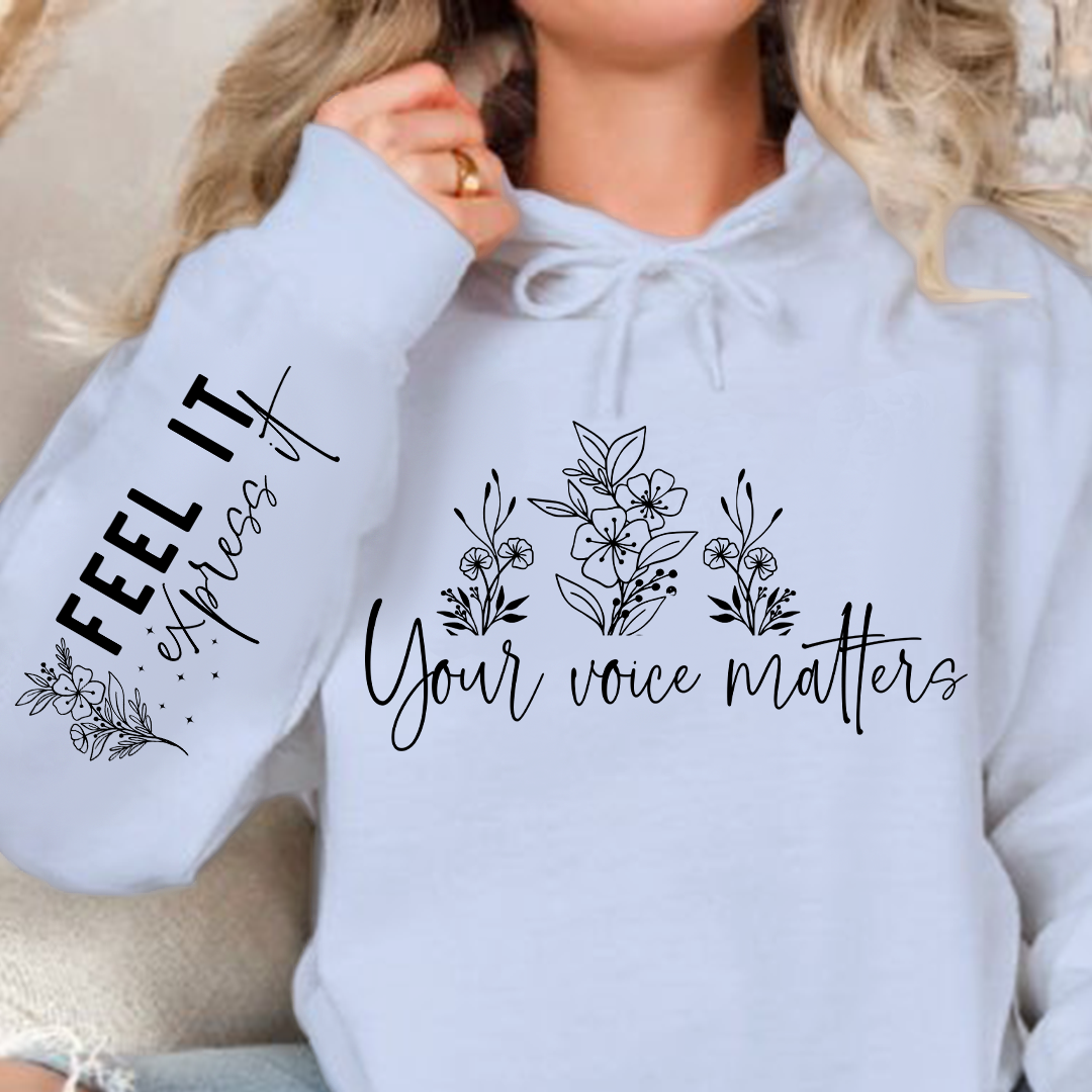 Hoodie Unisex Feel It Express It