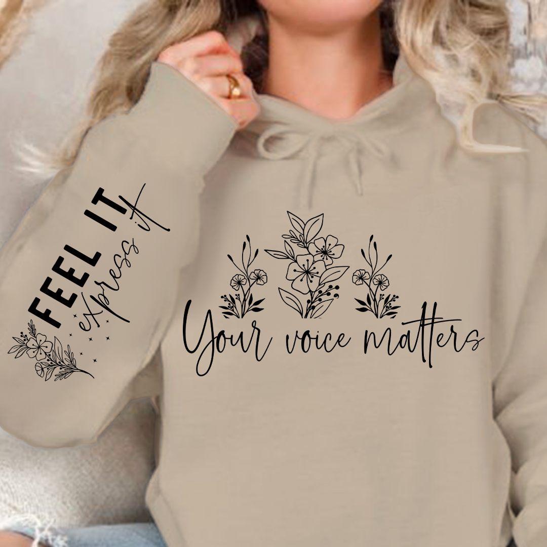 Hoodie Unisex Feel It Express It