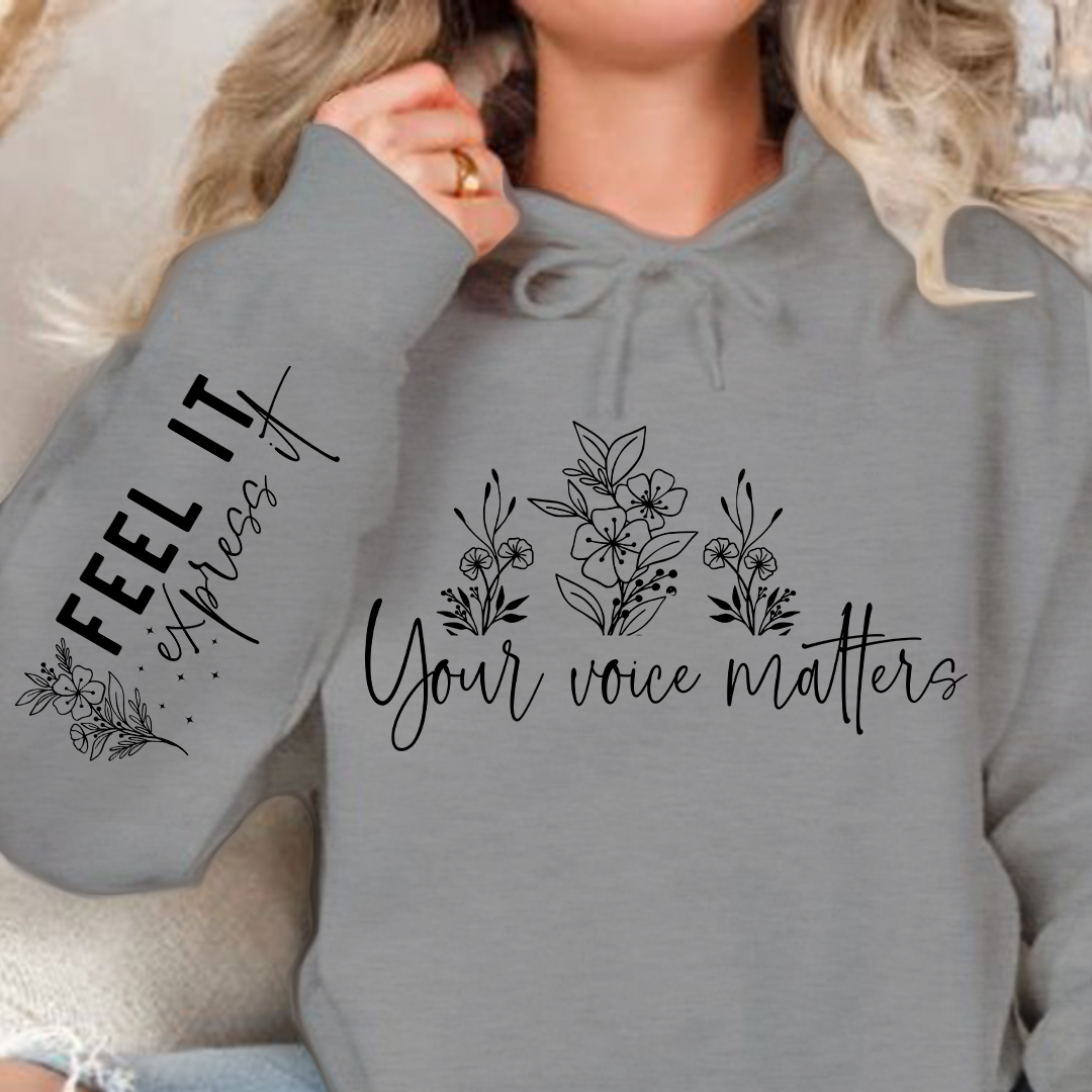 Hoodie Unisex Feel It Express It