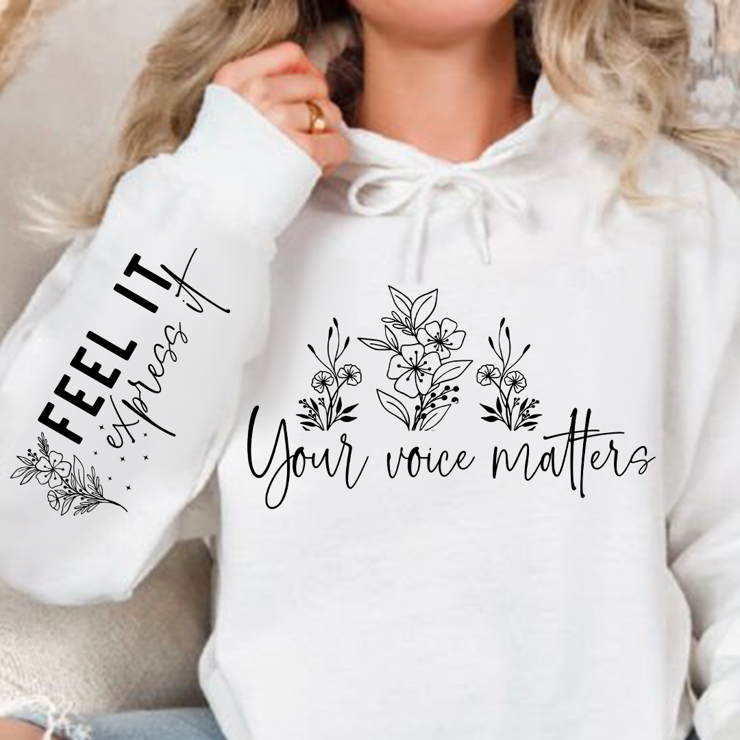 Hoodie Unisex Feel It Express It