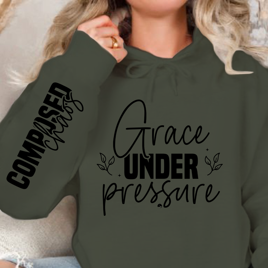 Hoodie Unisex Grace under pressure