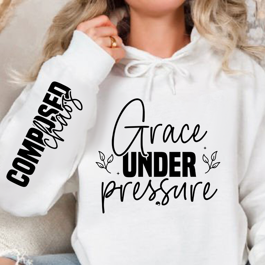 Hoodie Unisex Grace under pressure
