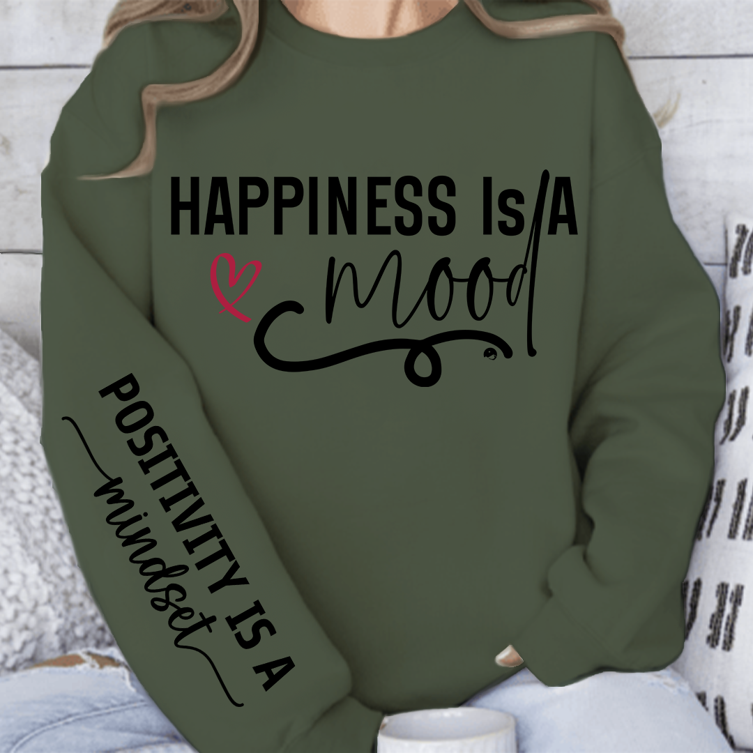 Sweatshirt Unisex Happiness Is A Mood