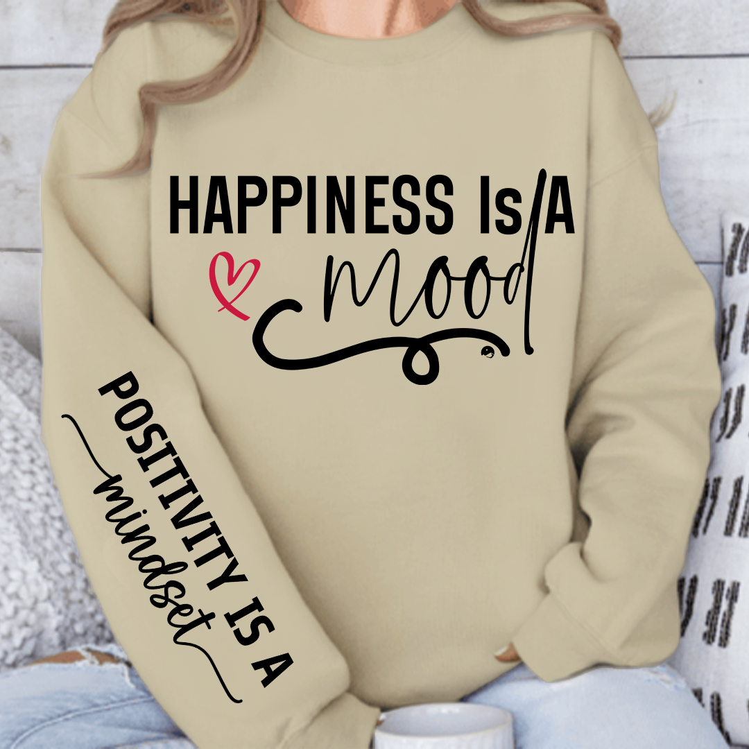 Sweatshirt Unisex Happiness Is A Mood