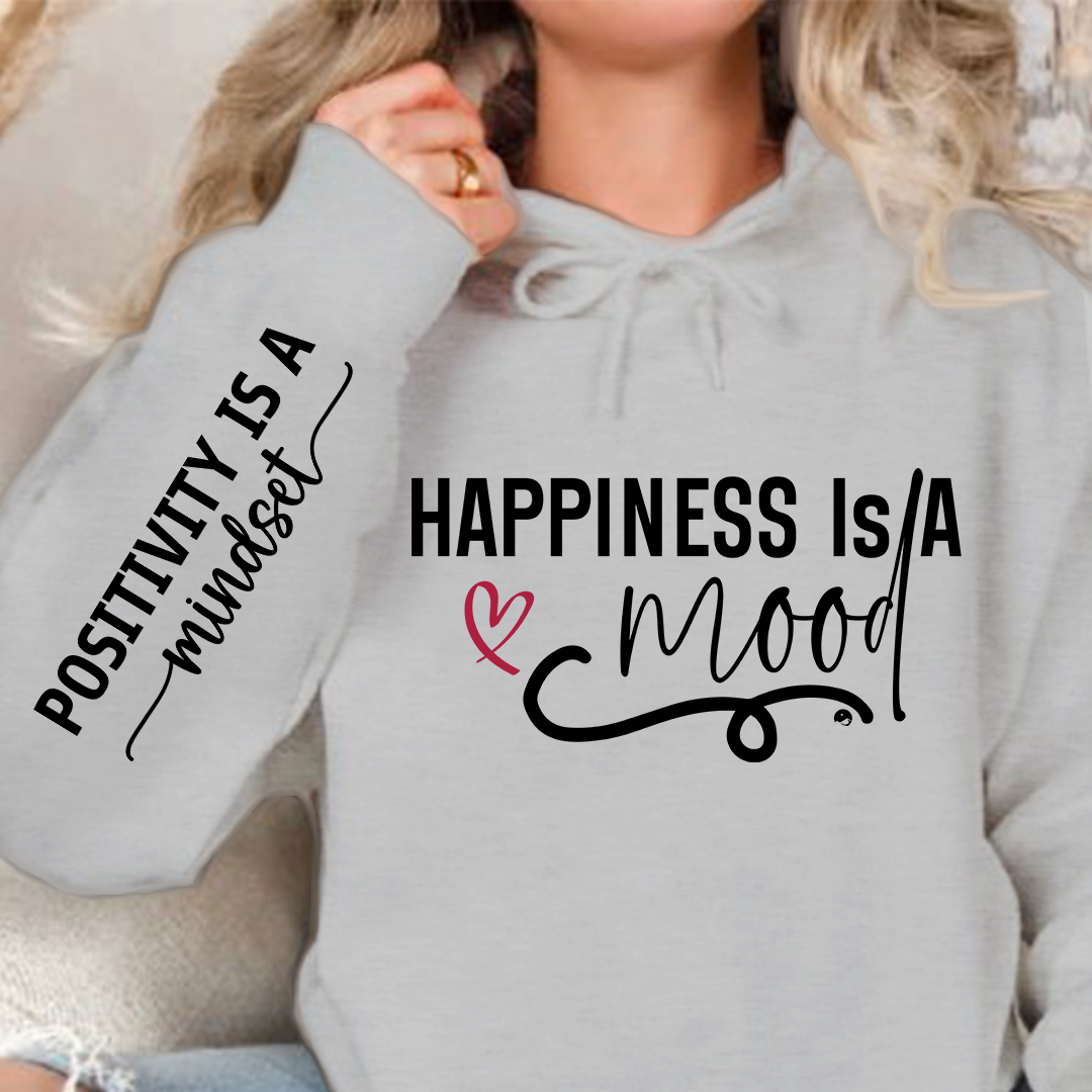 Hoodie Unisex Happiness Is A Mood