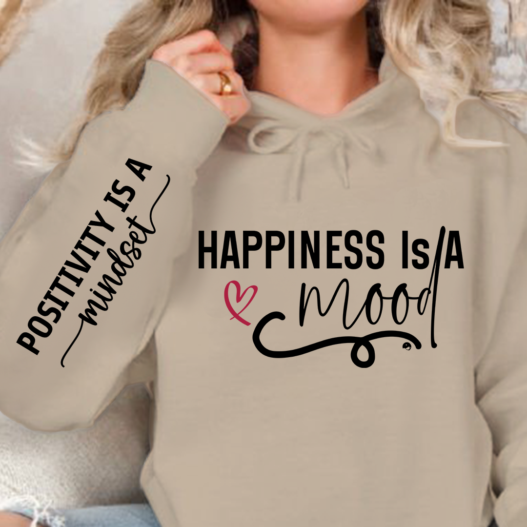 Hoodie Unisex Happiness Is A Mood