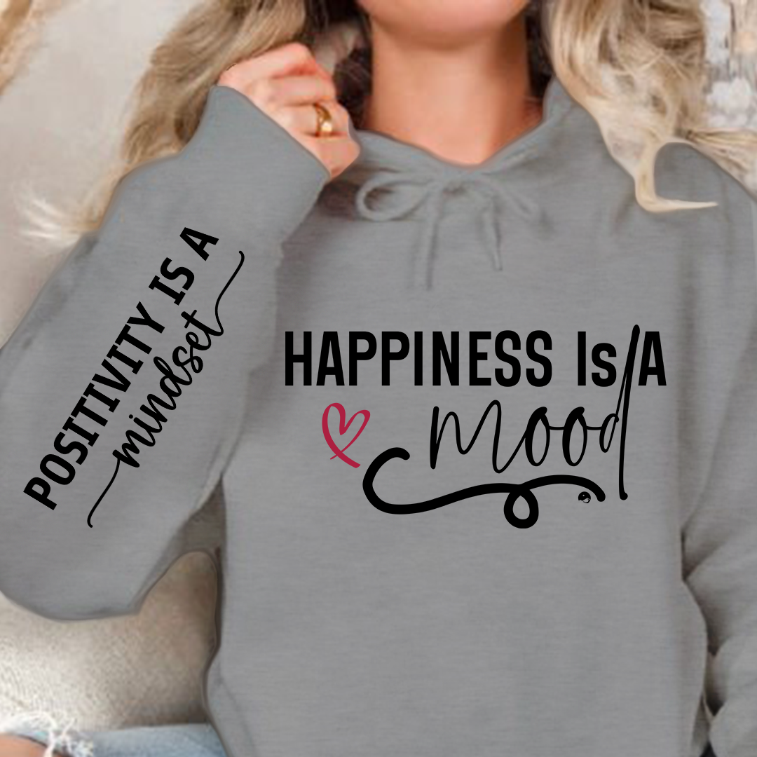 Hoodie Unisex Happiness Is A Mood