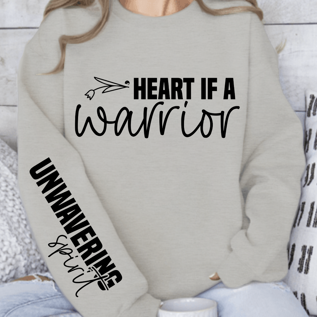 Sweatshirt Unisex Heart if a warrior