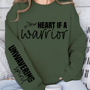 Sweatshirt Unisex Heart if a warrior