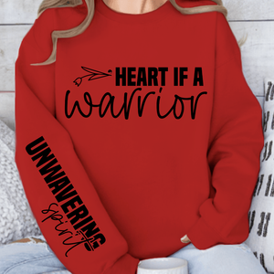 Sweatshirt Unisex Heart if a warrior