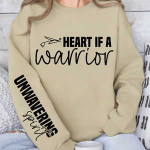 Sweatshirt Unisex Heart if a warrior