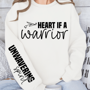 Sweatshirt Unisex Heart if a warrior