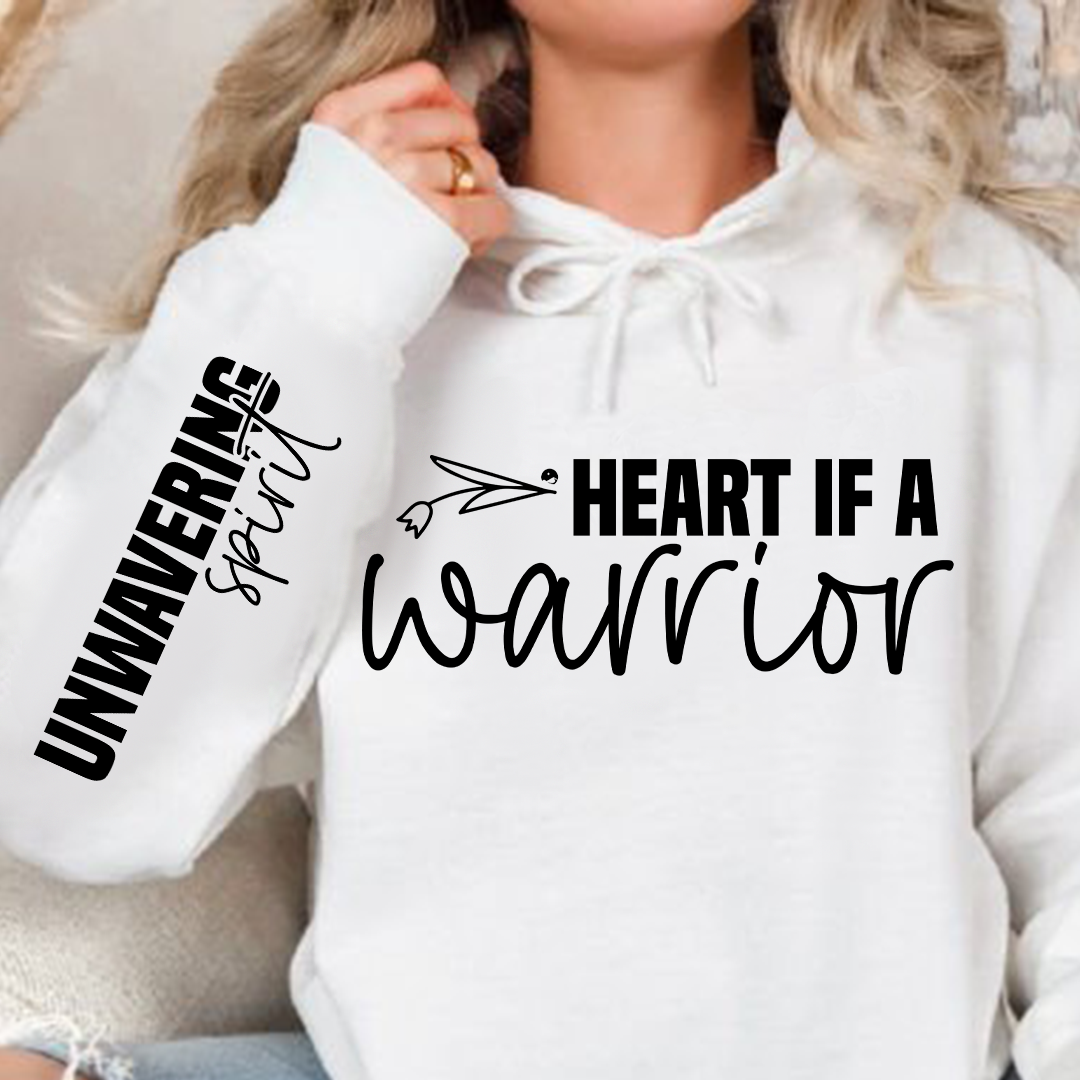 Hoodie Unisex Heart if a warrior