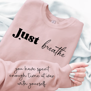 Sweatshirt Unisex Just Breathe
