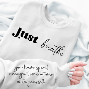 Sweatshirt Unisex Just Breathe