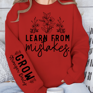 Sweatshirt Unisex Learn From Mistakes