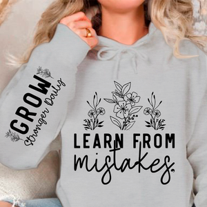 Hoodie Unisex Learn From Mistakes