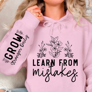 Hoodie Unisex Learn From Mistakes