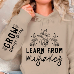 Hoodie Unisex Learn From Mistakes