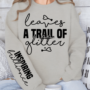Sweatshirt Unisex Leaves a trail of glitter