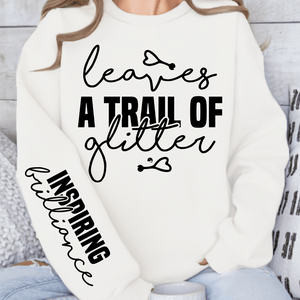 Sweatshirt Unisex Leaves a trail of glitter