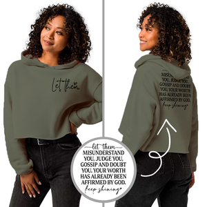 Cropped Hoodie and Sweatshirt - Let Them