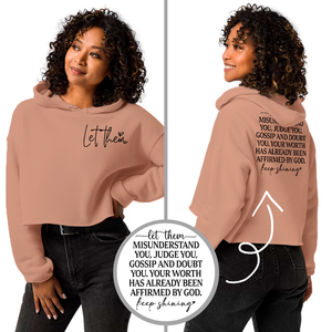 Cropped Hoodie and Sweatshirt - Let Them