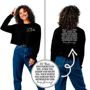 Cropped Hoodie and Sweatshirt - Let Them