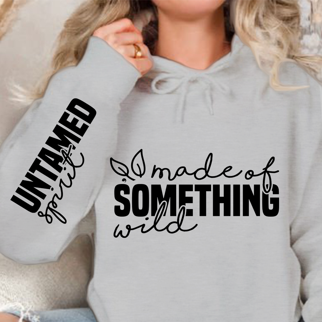Hoodie Unisex Made of something wild