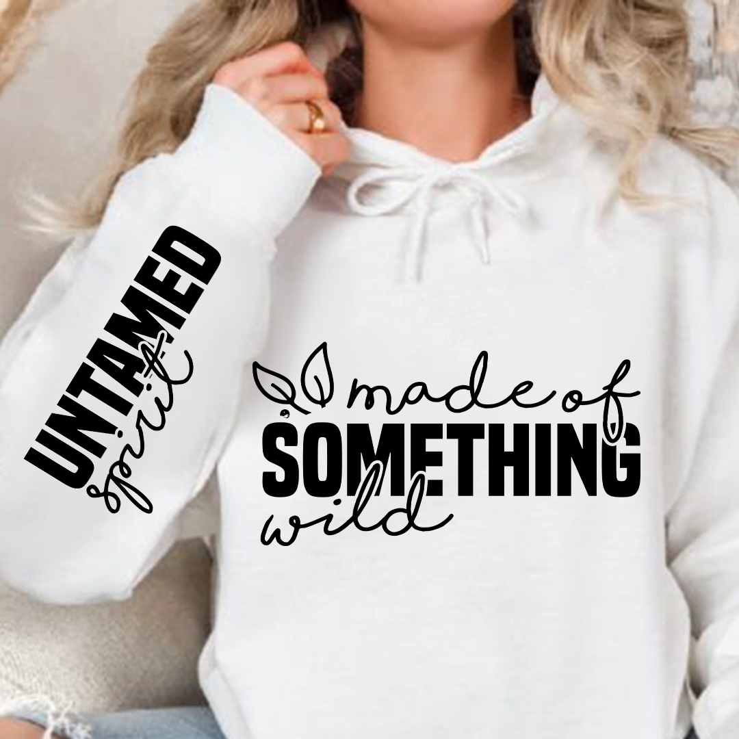 Hoodie Unisex Made of something wild