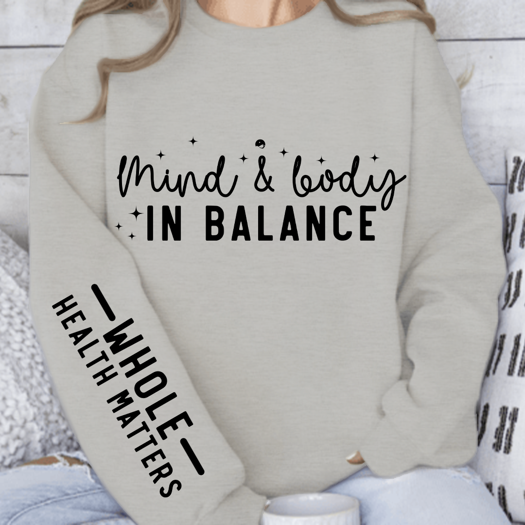 Sweatshirt Unisex Mind & Body In Balance