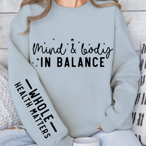 Sweatshirt Unisex Mind & Body In Balance