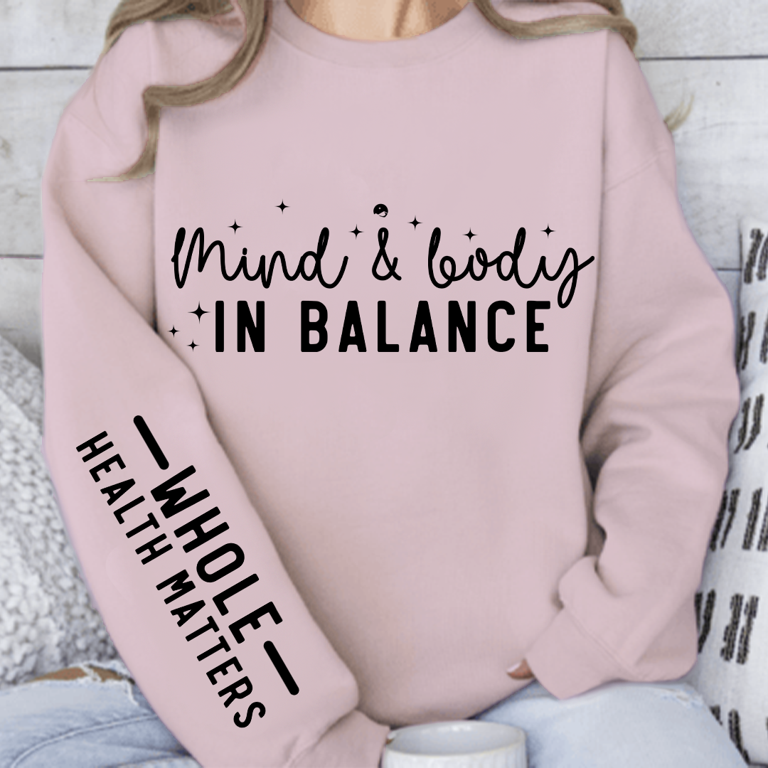 Sweatshirt Unisex Mind & Body In Balance