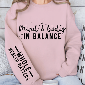 Sweatshirt Unisex Mind & Body In Balance