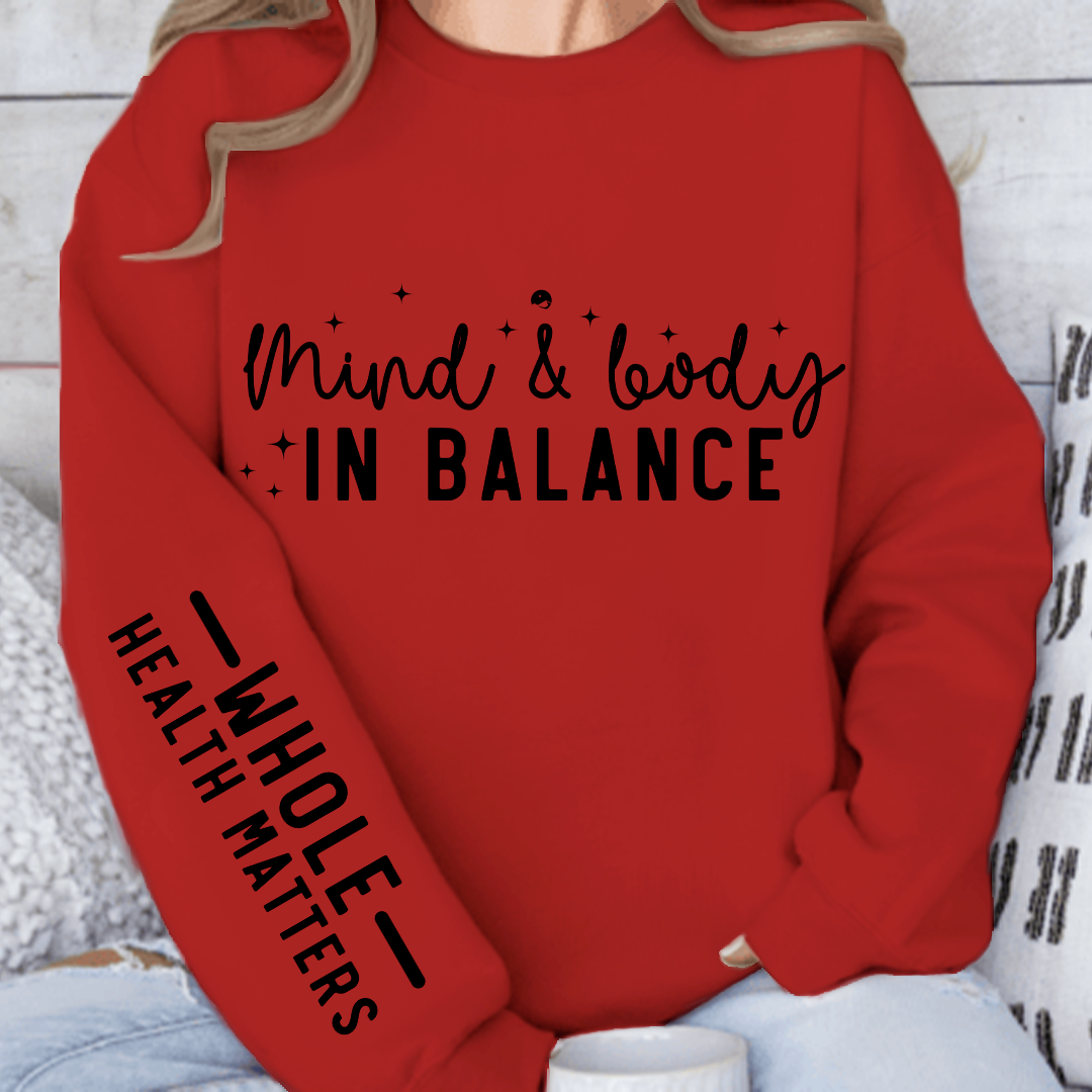 Sweatshirt Unisex Mind & Body In Balance