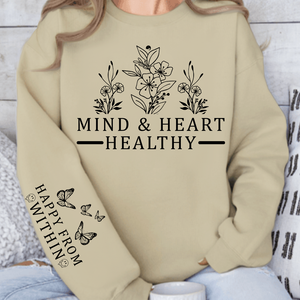 Sweatshirt Unisex Mind & Heart Healthy