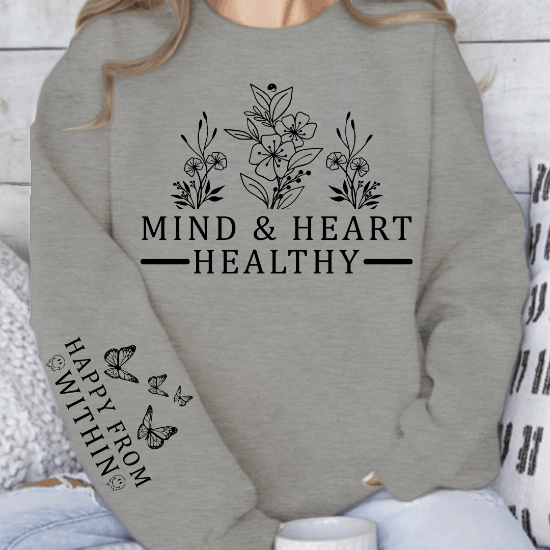 Sweatshirt Unisex Mind & Heart Healthy