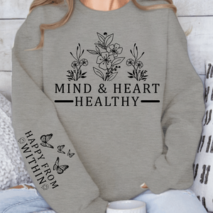 Sweatshirt Unisex Mind & Heart Healthy