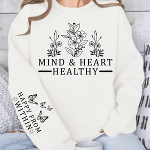 Sweatshirt Unisex Mind & Heart Healthy